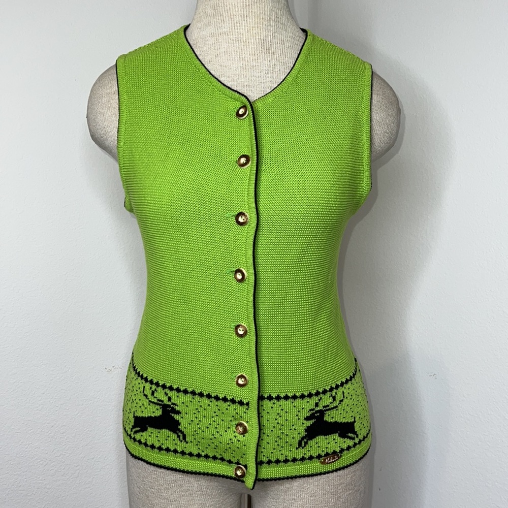 🔹 Huber est. 1922 Holiday Vest Made in Europe